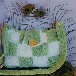 Handmade crochet bag